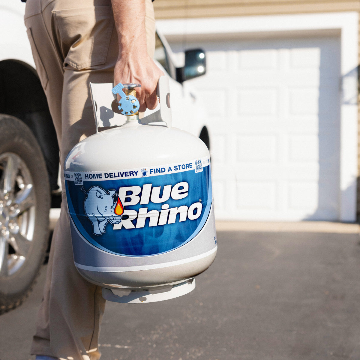 Order Propane Tank Delivery | Blue Rhino Delivery+