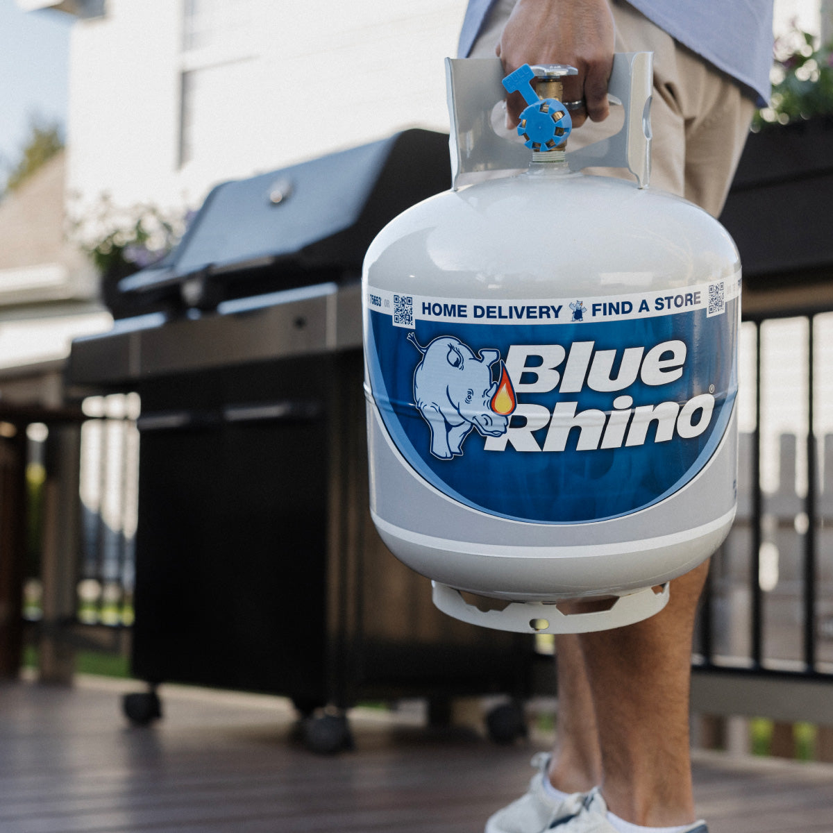 Order Propane Tank Delivery | Blue Rhino Delivery+